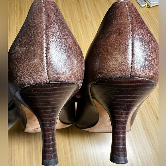 Cole Haan Brown Leather 2.5" Pumps - Picture 4 of 7